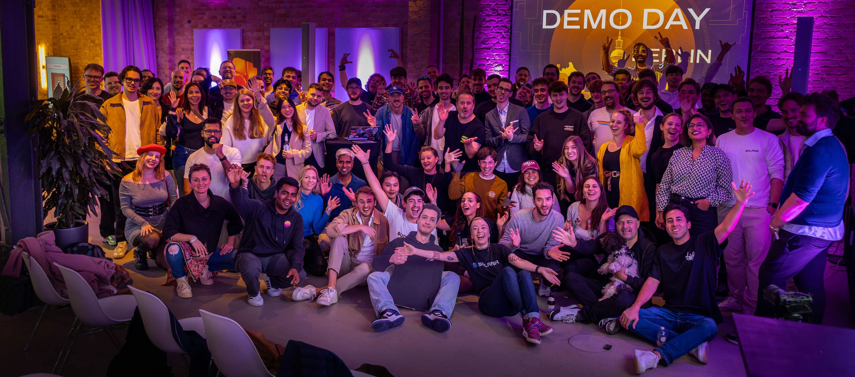 The w3.hub community gathered at our Berlin space
